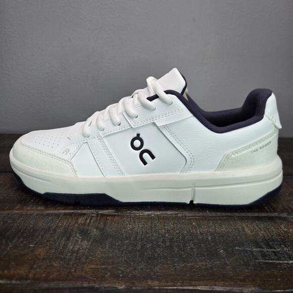 NEW On Cloud The Roger Clubhouse Mens Size 13 Court Tennis Shoes White Blue - Picture 7 of 12